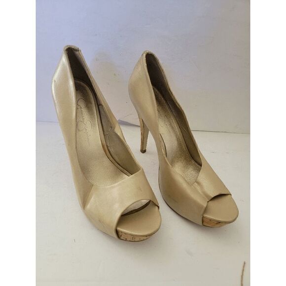 Jessica Simpson Women's Jp-Amandax Peep-Toe Pumps Heels Size 9B - Picture 1 of 6
